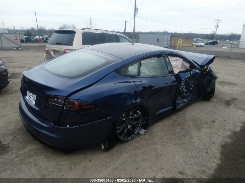 2022 TESLA MODEL S VIN: 5YJSA1E51NF480073