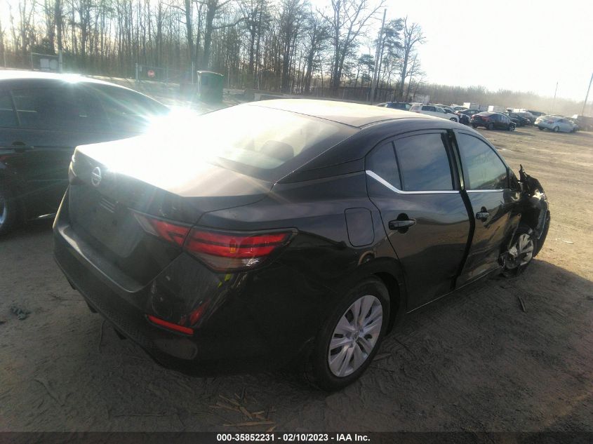 2022 NISSAN SENTRA S VIN: 3N1AB8BV0NY236847