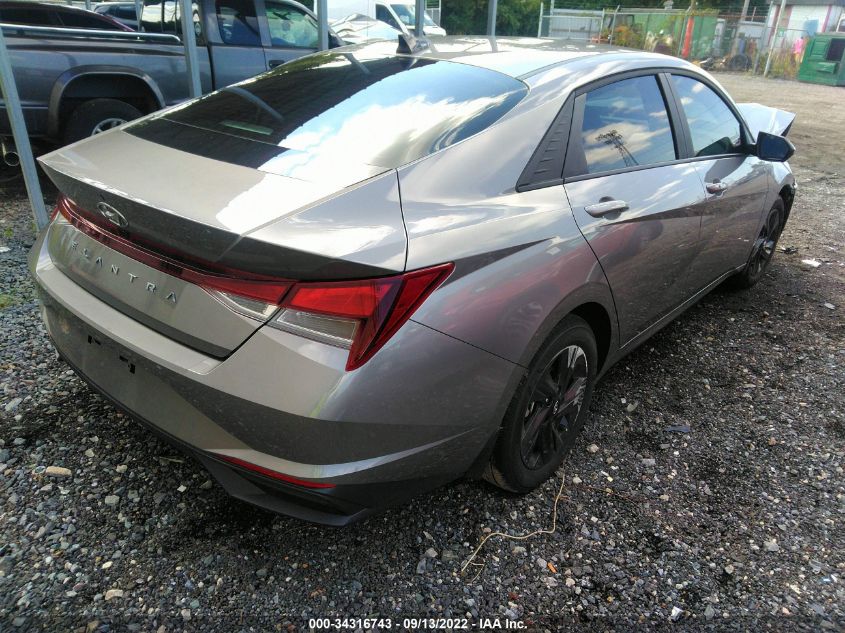 2022 HYUNDAI ELANTRA SEL VIN: KMHLM4AG9NU327724
