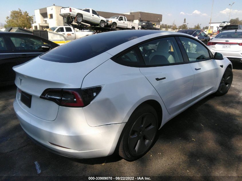 2022 TESLA MODEL 3 VIN: 5YJ3E1EA8NF176955