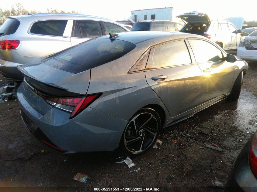2022 HYUNDAI ELANTRA N LINE VIN: KMHLR4AF2NU243723