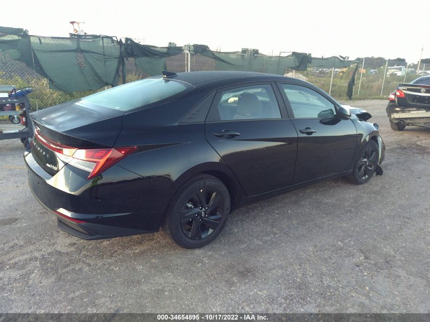 2023 HYUNDAI ELANTRA HYBRID BLUE VIN: KMHLM4AJ4PU037485