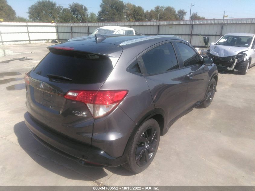 2022 HONDA HR-V SPORT VIN: 3CZRU6H11NM738688