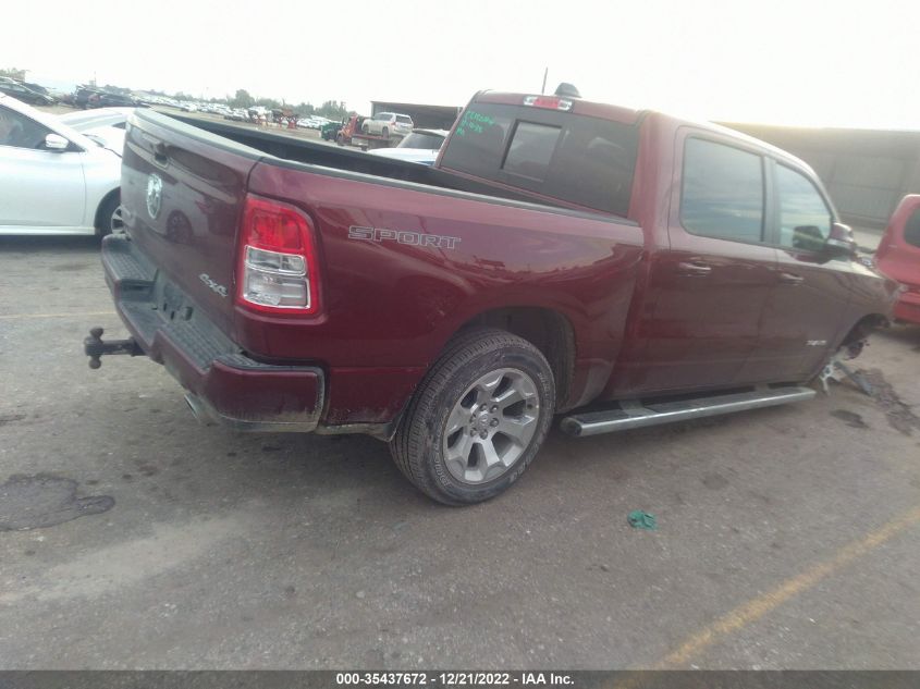 2022 RAM 1500 LONE STAR VIN: 1C6SRFFT0NN418952
