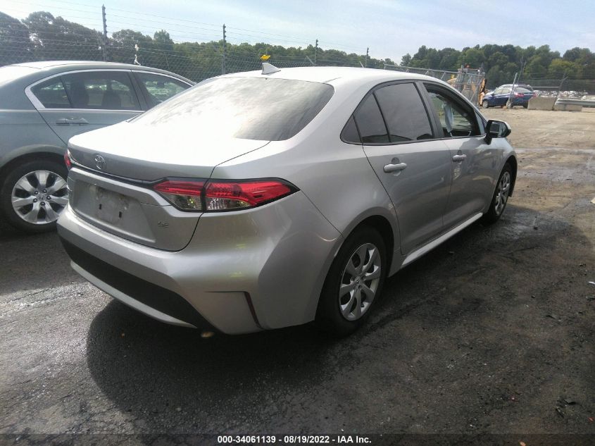 2020 TOYOTA COROLLA LE VIN: 5YFEPRAE3LP088147