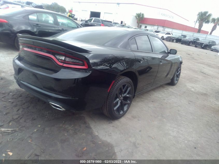 2022 DODGE CHARGER SXT VIN: 2C3CDXBG3NH183020