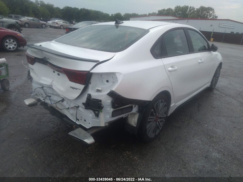 2022 KIA FORTE GT VIN: 3KPF44AC6NE423856