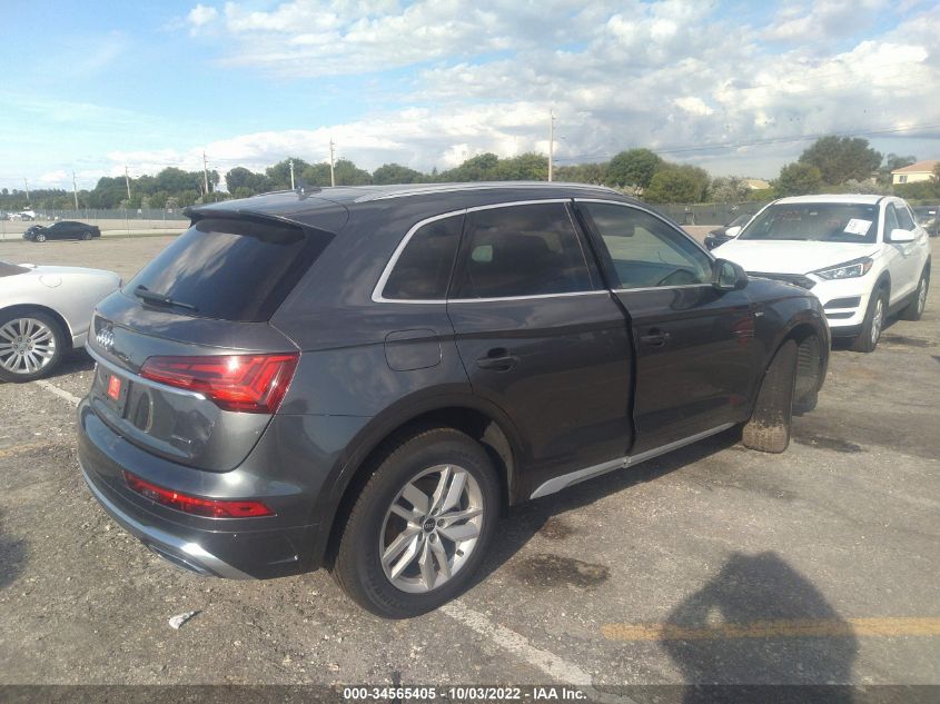 2022 AUDI Q5 S LINE PREMIUM VIN: WA1GAAFY1N2062222