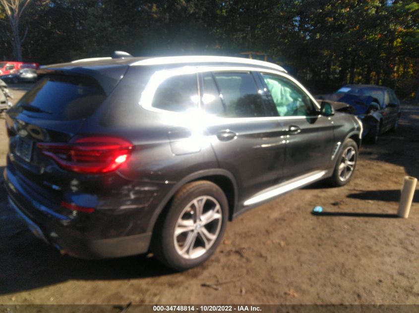 2021 BMW X3 XDRIVE30I VIN: 5UXTY5C05M9E69103