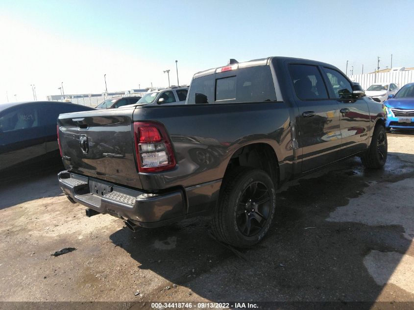2022 RAM 1500 LONE STAR VIN: 1C6RREFT8NN125082