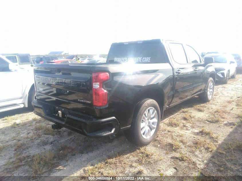 2022 CHEVROLET SILVERADO 1500 CUSTOM VIN: 3GCPABEK4NG523316