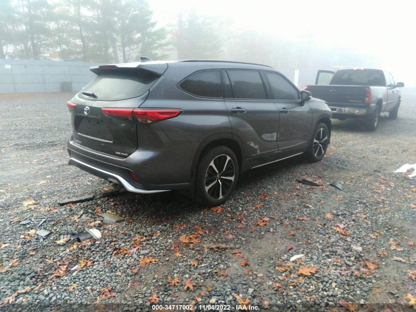 2021 TOYOTA HIGHLANDER XSE VIN: 5TDLZRBHXMS114181