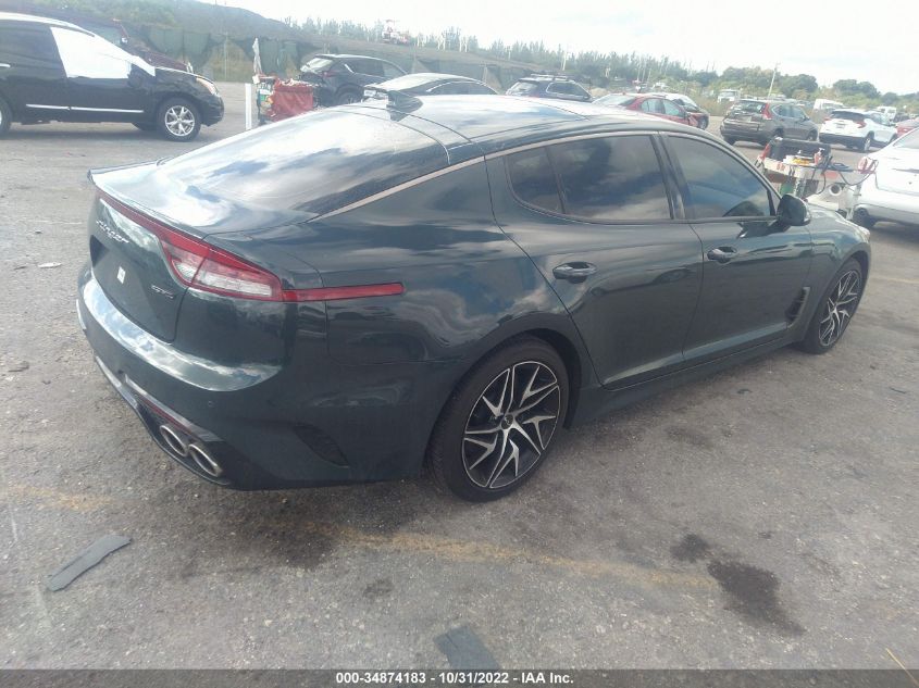 2022 KIA STINGER GT-LINE VIN: KNAE35LD6N6112702