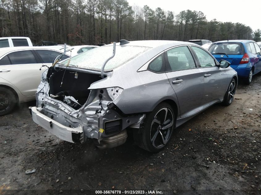 2022 HONDA ACCORD SEDAN SPORT VIN: 1HGCV1F35NA014856