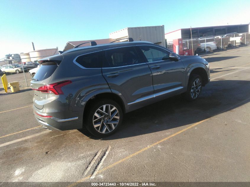 2022 HYUNDAI SANTA FE CALLIGRAPHY VIN: 5NMS5DAL8NH375233