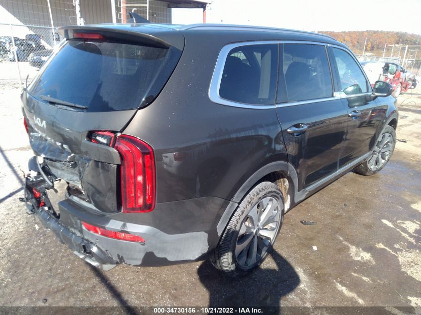 2022 KIA TELLURIDE S VIN: 5XYP6DHC8NG217932