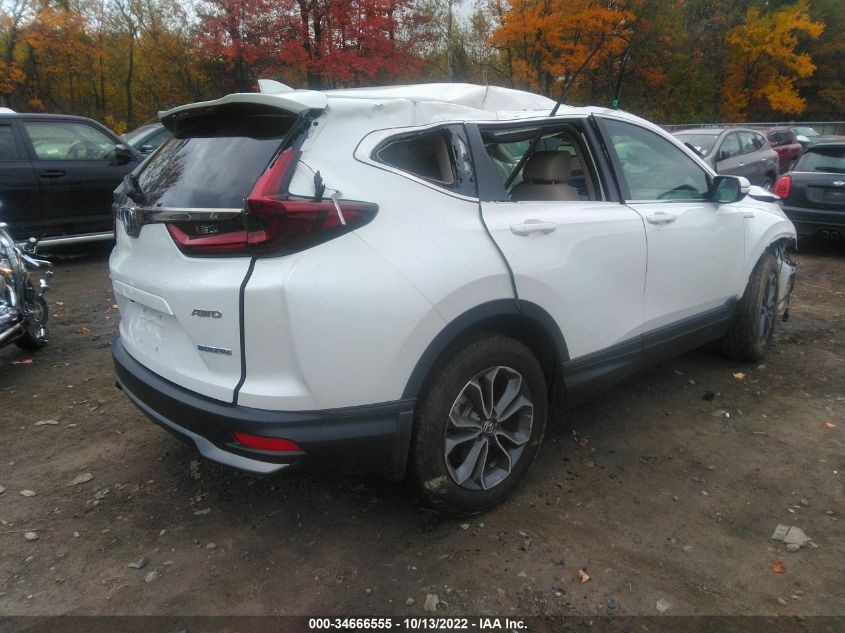 2022 HONDA CR-V HYBRID EX-L VIN: 5J6RT6H85NL017825