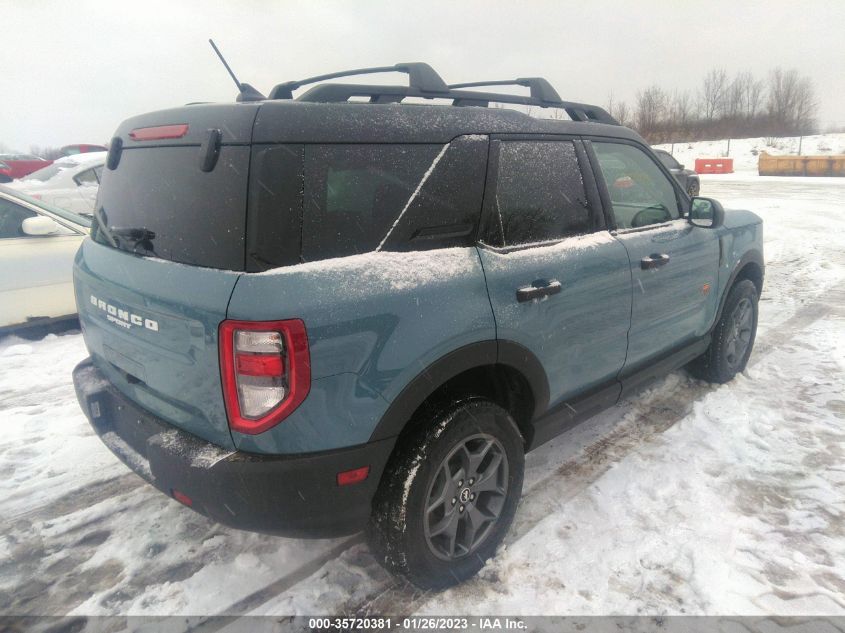 2021 FORD BRONCO SPORT BADLANDS VIN: 3FMCR9D98MRA51067