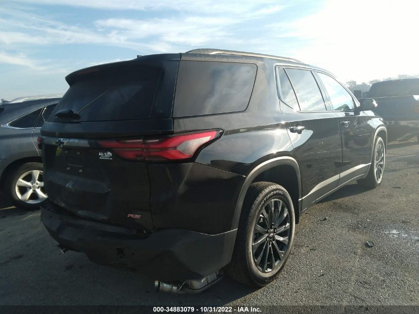 2022 CHEVROLET TRAVERSE RS VIN: 1GNERJKW1NJ149948