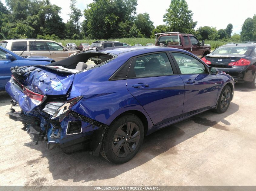 2022 HYUNDAI ELANTRA SEL VIN: KMHLM4AG3NU294834