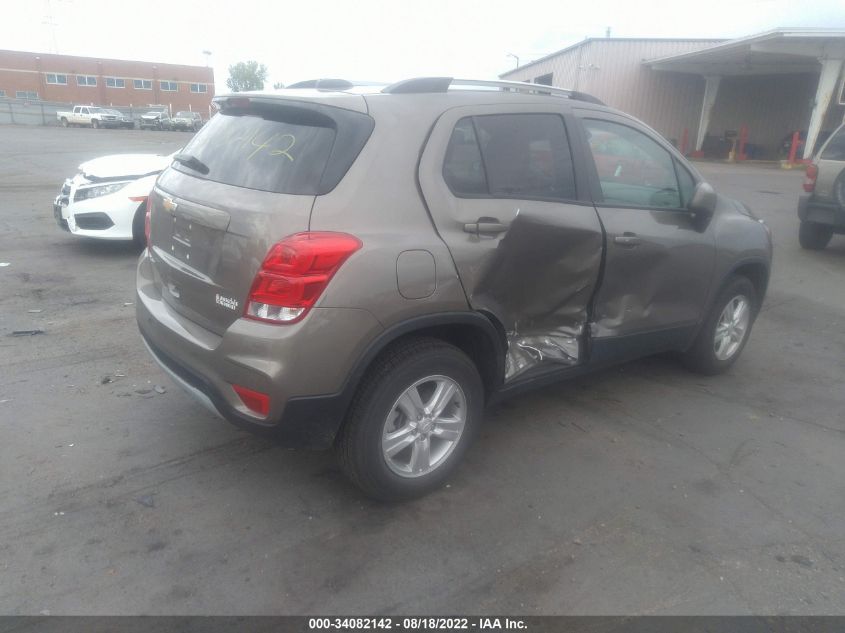 2021 CHEVROLET TRAX LT VIN: KL7CJPSB5MB349566