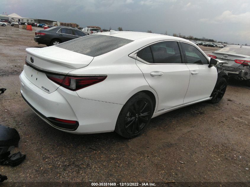 2022 LEXUS ES ES 300H F SPORT VIN: 58AGA1C13NU019877