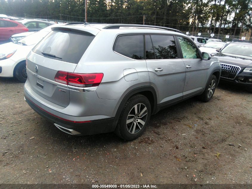 2022 VOLKSWAGEN ATLAS 2.0T SE VIN: 1V2LP2CA0NC514301