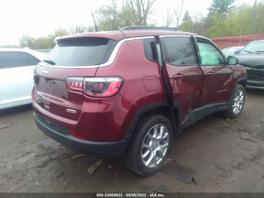 2022 JEEP COMPASS LATITUDE LUX VIN: 3C4NJDFB4NT109185