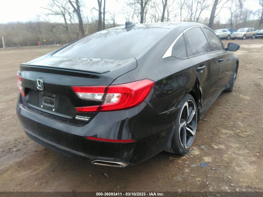 2022 HONDA ACCORD SEDAN SPORT SE VIN: 1HGCV1F48NA072162