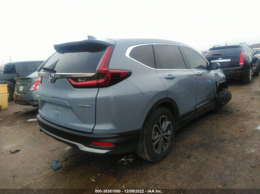 2022 HONDA CR-V EX-L VIN: 2HKRW2H87NH657321