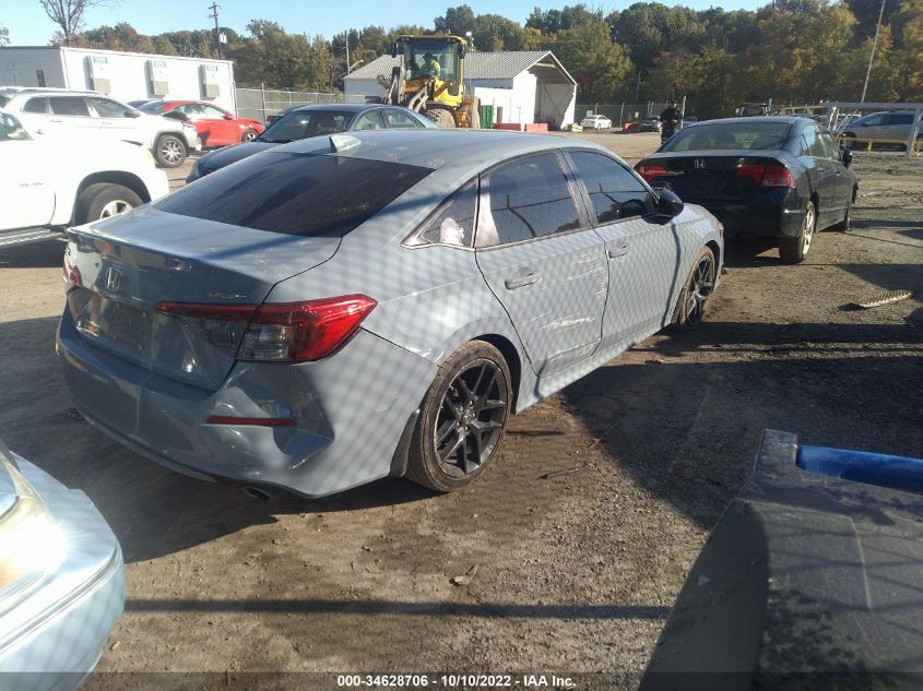 2022 HONDA CIVIC SEDAN SPORT VIN: 2HGFE2F54NH537050