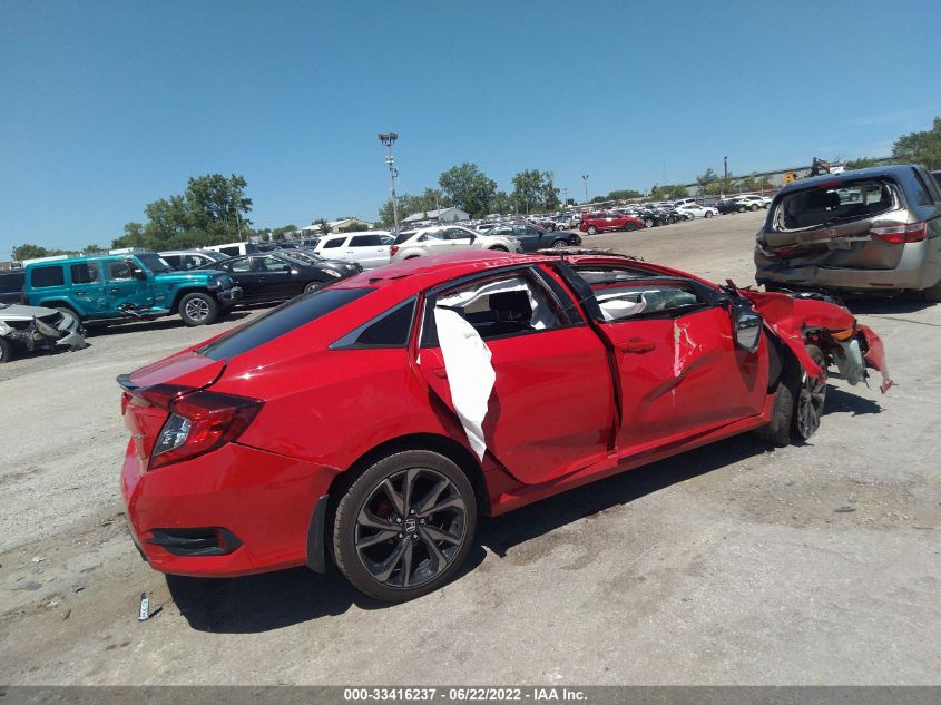 2021 HONDA CIVIC SEDAN SPORT VIN: 2HGFC2F82MH537093