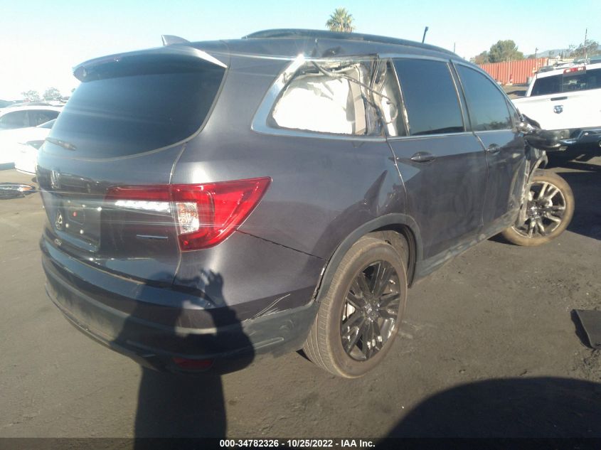 2022 HONDA PILOT SPECIAL EDITION VIN: 5FNYF5H20NB001971