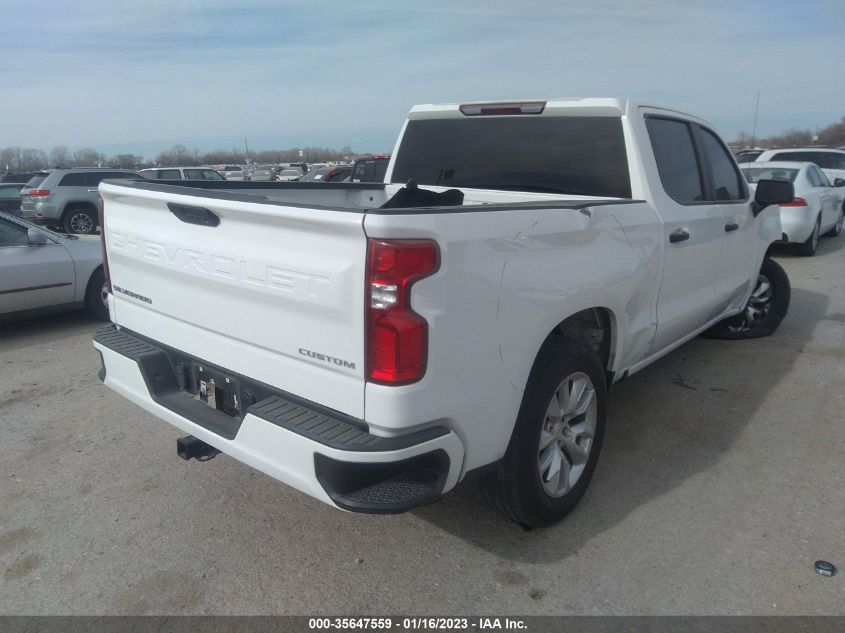 2021 CHEVROLET SILVERADO 1500 CUSTOM VIN: 3GCPWBEK4MG262995