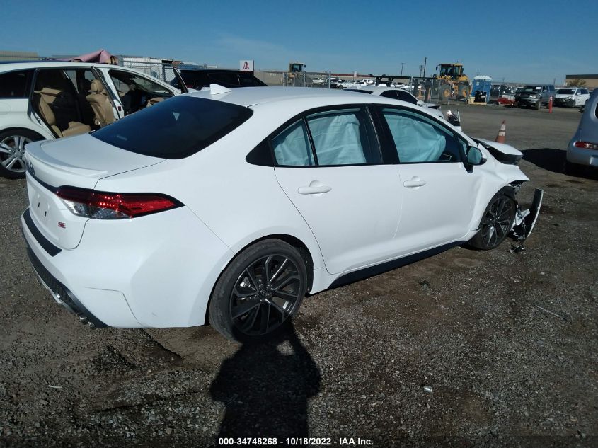 2022 TOYOTA COROLLA SE/SE NIGHTSHADE/APEX SE VIN: 5YFS4MCE9NP110893