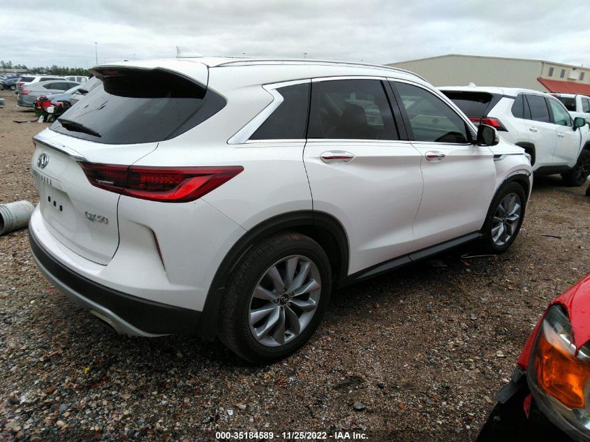 2022 INFINITI QX50 LUXE VIN: 3PCAJ5BAXNF117615