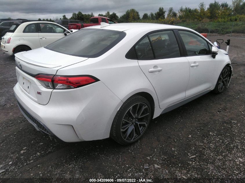 2021 TOYOTA COROLLA SE/NIGHTSHADE/APEX SE VIN: JTDS4MCE7MJ076214