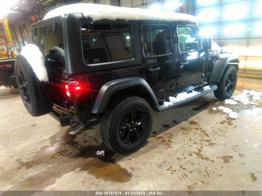 2022 JEEP WRANGLER UNLIMITED SPORT ALTITUDE VIN: 1C4HJXDN0NW278304