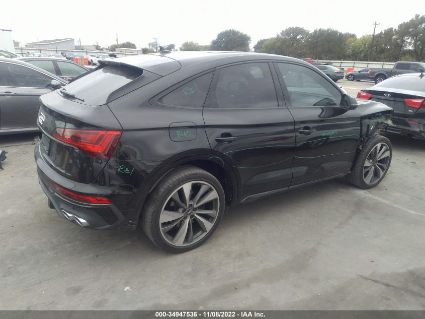 2021 AUDI SQ5 SPORTBACK PREMIUM PLUS VIN: WA124AFY0M2108185