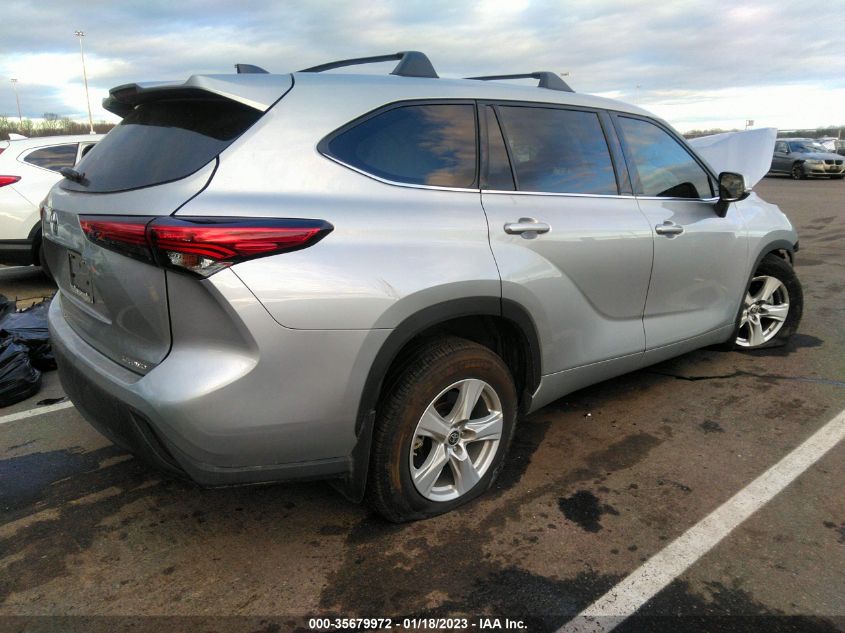 2022 TOYOTA HIGHLANDER LE VIN: 5TDBZRBH8NS205947
