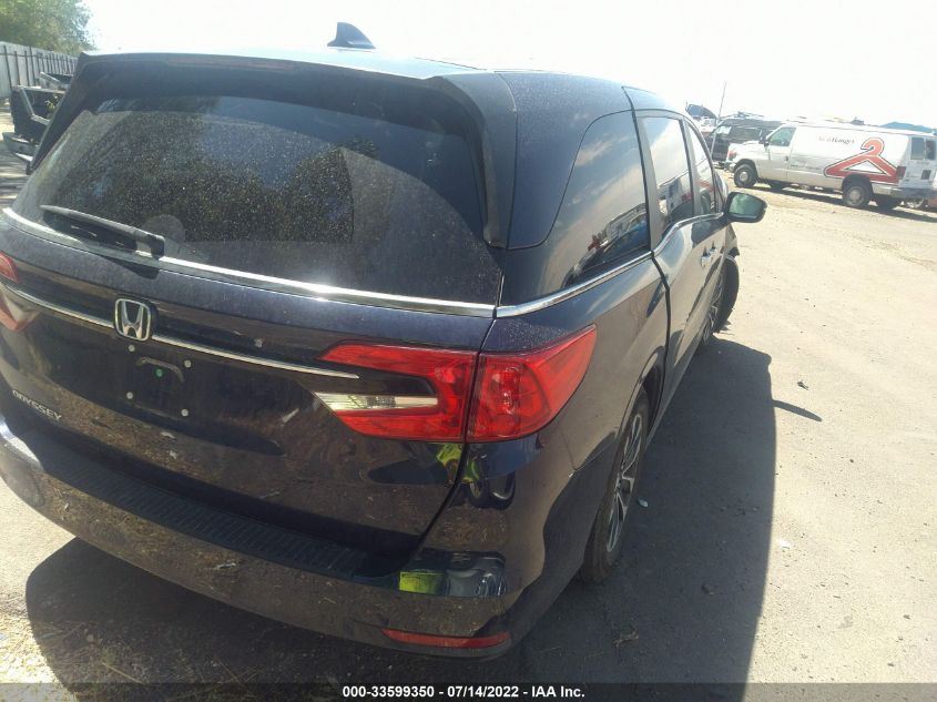 2021 HONDA ODYSSEY EX-L VIN: 5FNRL6H74MB019712