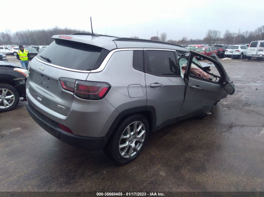 2022 JEEP COMPASS LATITUDE LUX VIN: 3C4NJDFB6NT169632