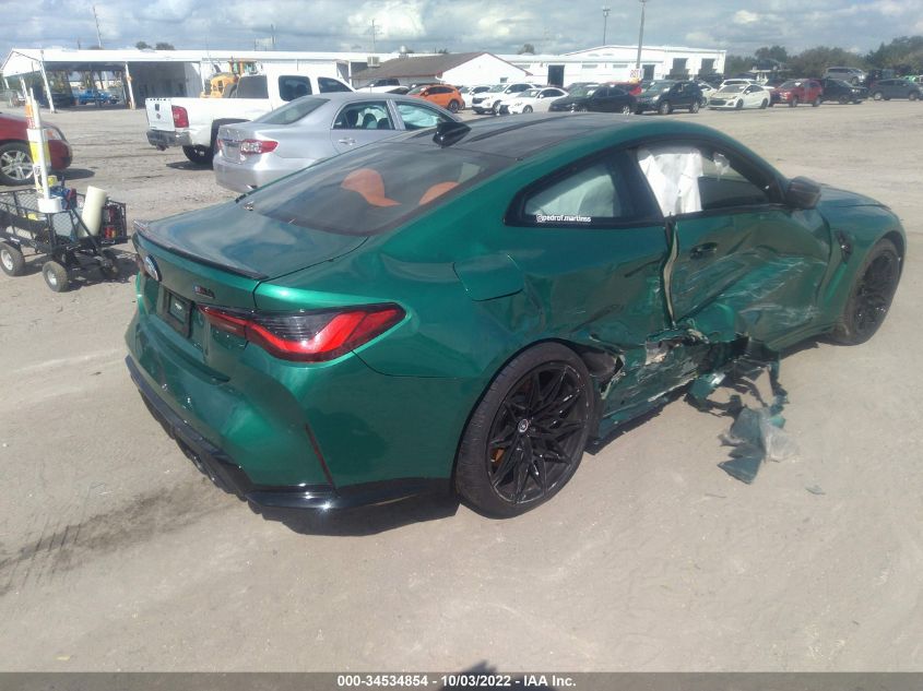 2022 BMW M4 COMPETITION XDRIVE VIN: WBS43AZ00NCK99408