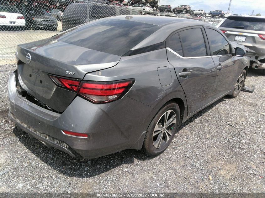 2022 NISSAN SENTRA SV VIN: 3N1AB8CV9NY227420