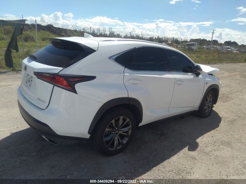 2021 LEXUS NX NX 300 F SPORT VIN: JTJSARBZ2M5025753