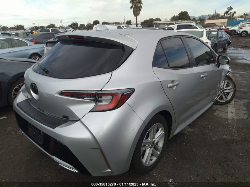 2022 TOYOTA COROLLA HATCHBACK SE/NIGHTSHADE/XSE VIN: JTND4MBE4N3159742
