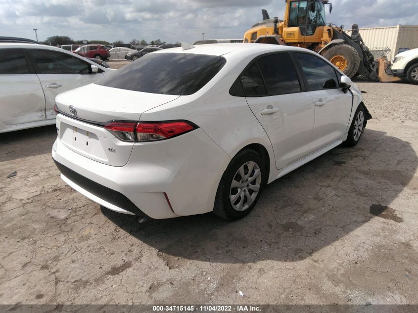 2022 TOYOTA COROLLA LE VIN: JTDEPMAE8NJ192501