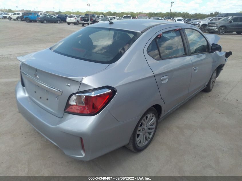 2022 MITSUBISHI MIRAGE G4 SE VIN: ML32FVFJ5NHF00982