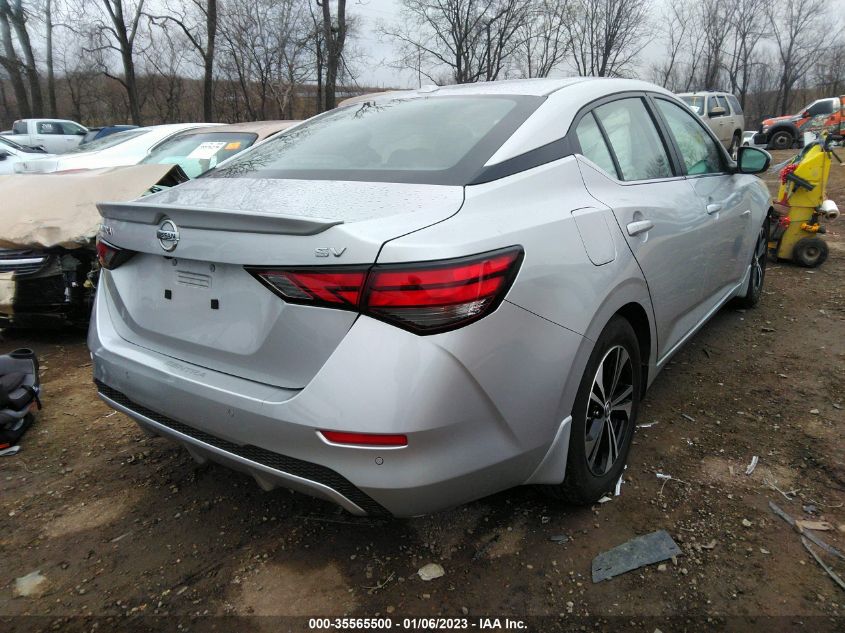 2022 NISSAN SENTRA SV VIN: 3N1AB8CV5NY211425
