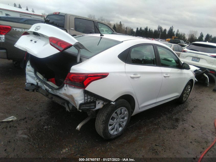 2022 HYUNDAI ACCENT SE VIN: 3KPC24A66NE161954